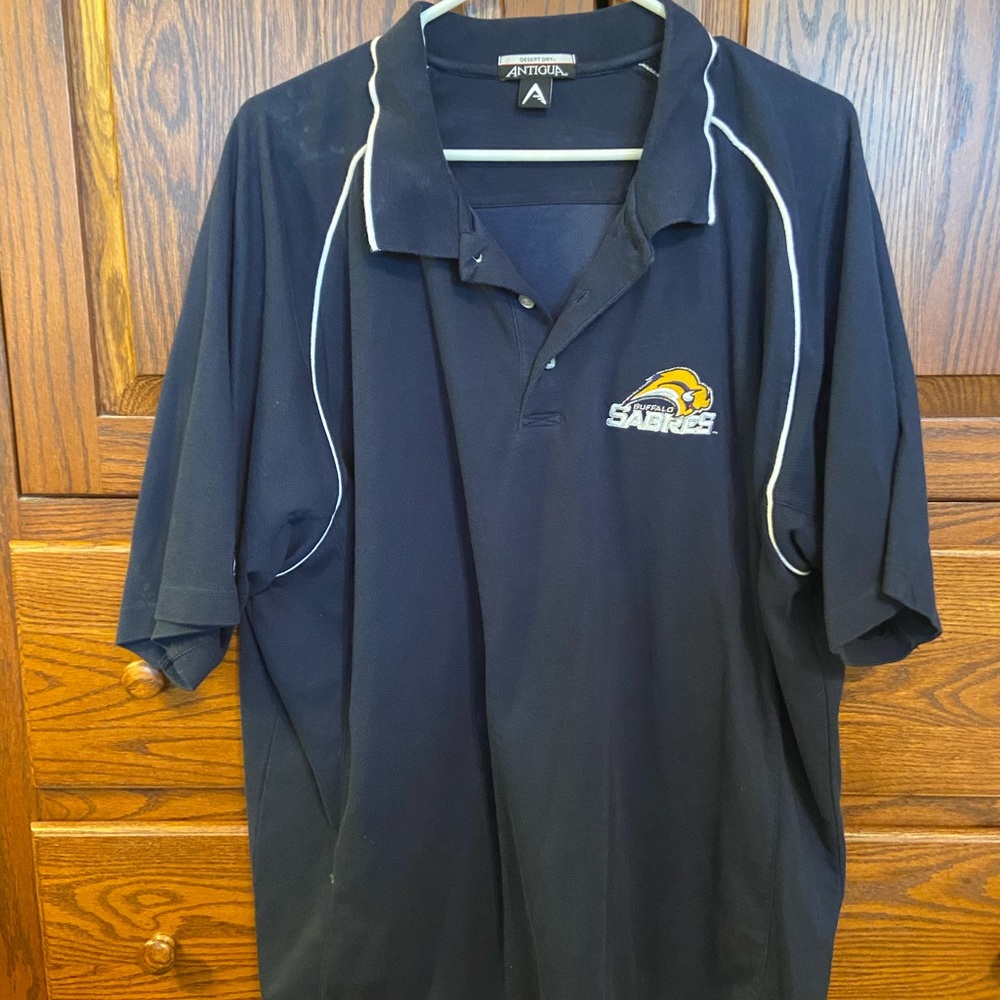 Navy blue Sabres polo